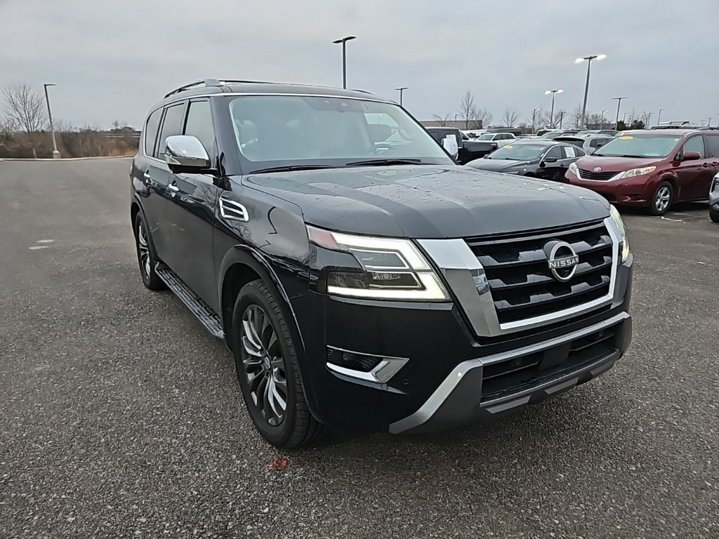 Used 2023 Nissan Armada Platinum w/ Captain's Chairs Package