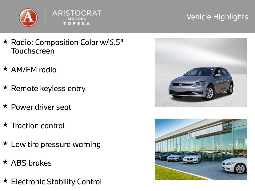 Used 2018 Volkswagen Golf S FWD image 2