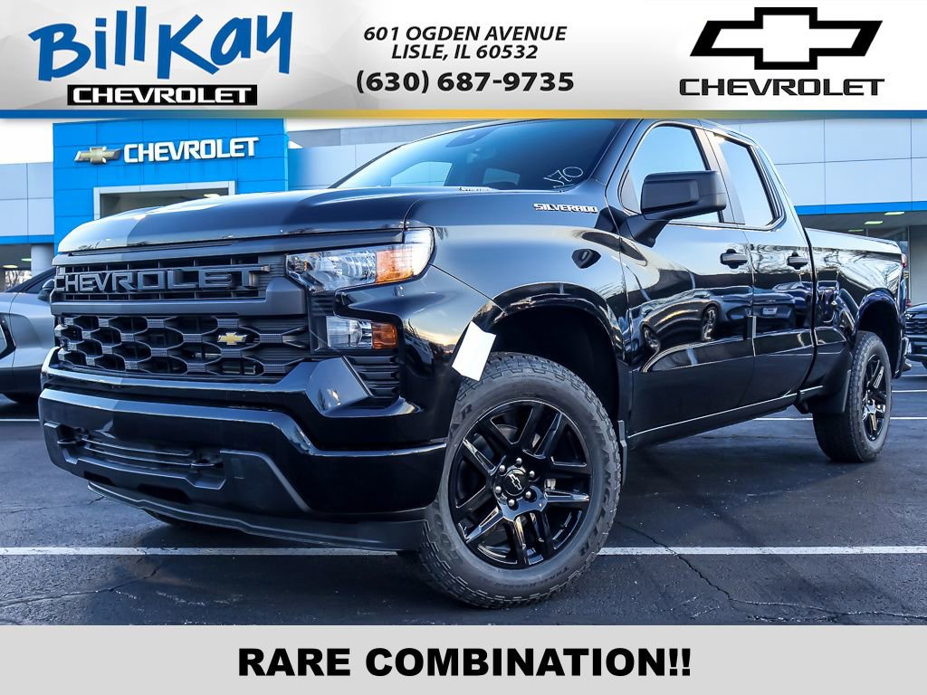 New 2026 Chevrolet Silverado 1500 Custom w/ Turbomax Blackout Package