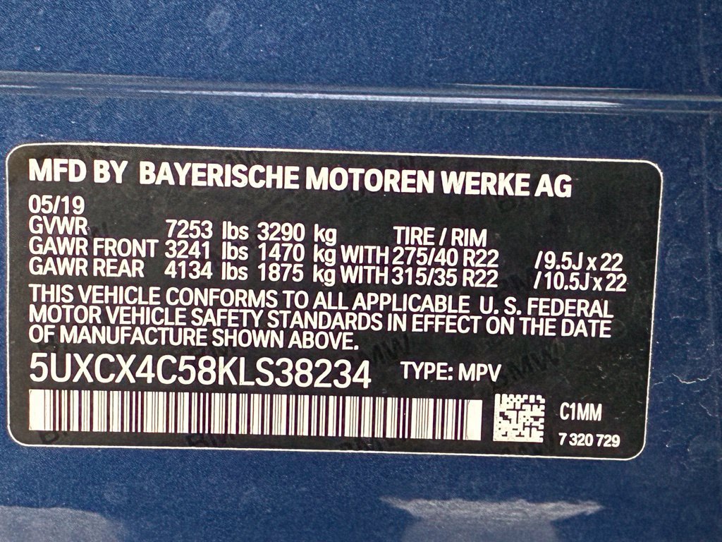 Used 2019 BMW X7 xDrive50i w/ Premium Package AWD/4WD image 65