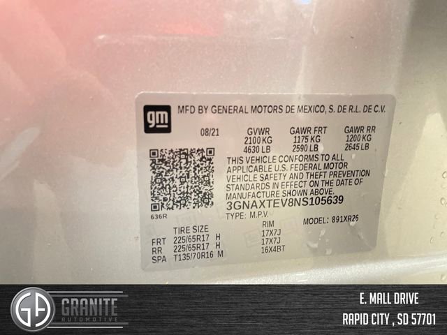 Used 2022 Chevrolet Equinox LT w/ Driver Convenience Package image 29