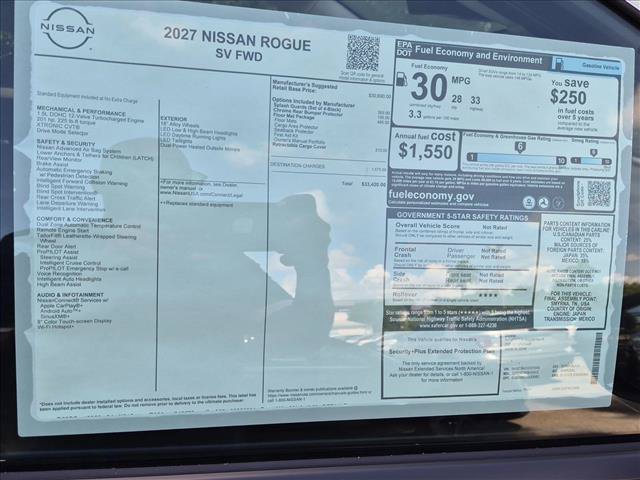New 2027 Nissan Rogue SV FWD image 16