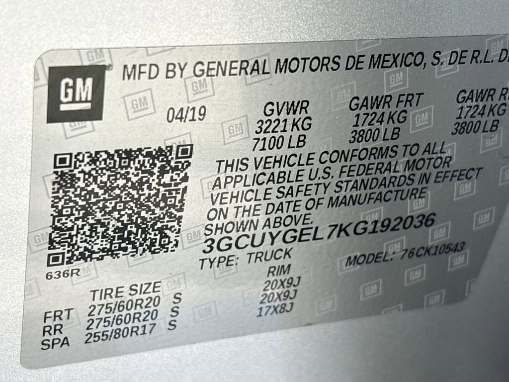 Used 2019 Chevrolet Silverado 1500 LTZ w/ LTZ Plus Package image 34