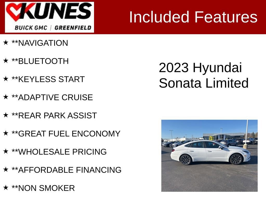Used 2023 Hyundai Sonata Limited image 3