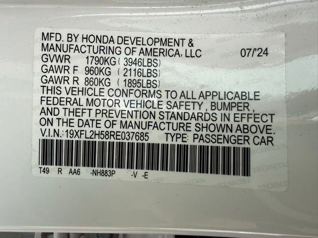 Used 2024 Honda Civic LX image 10