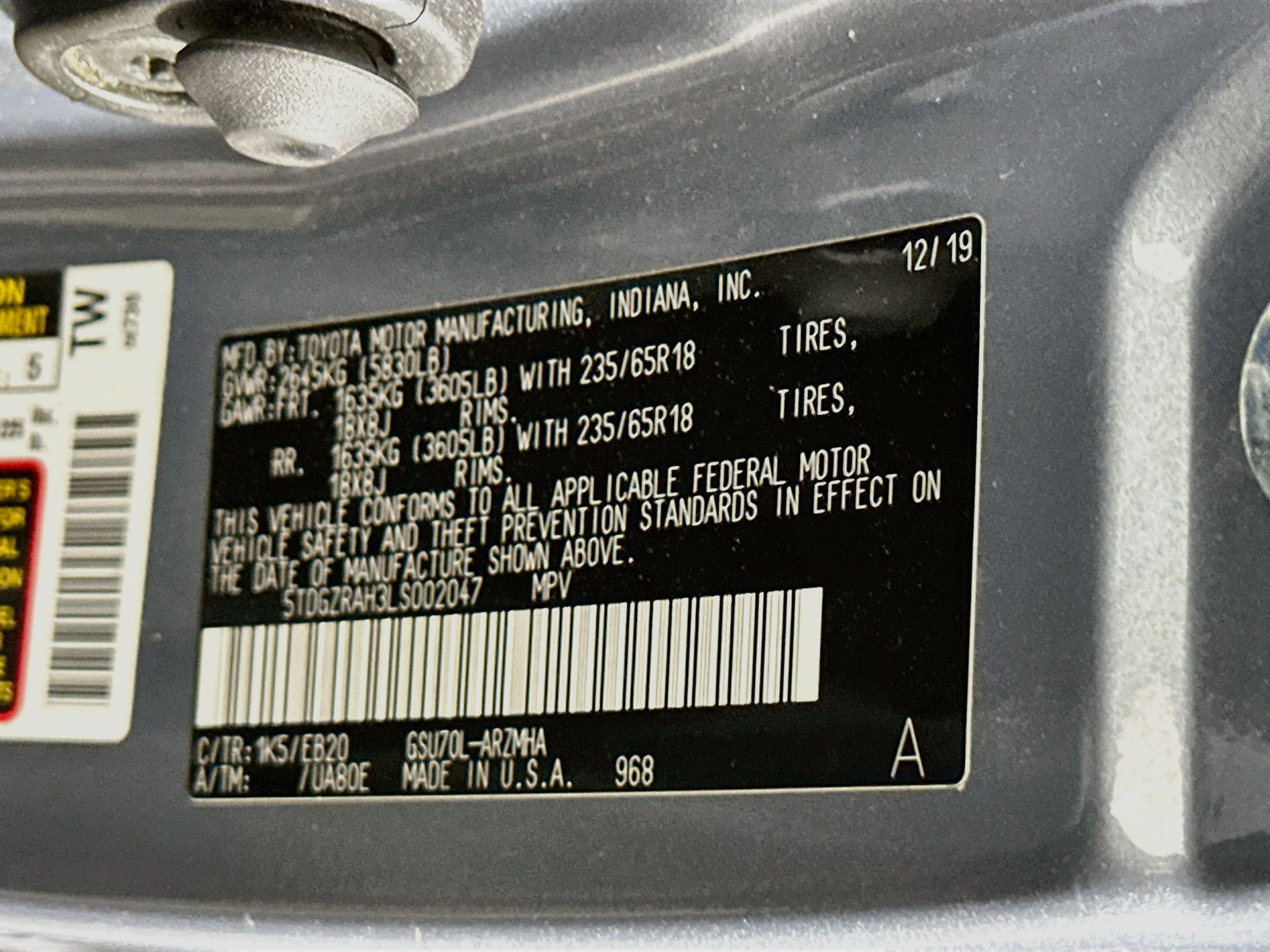 Used 2020 Toyota Highlander XLE FWD image 12