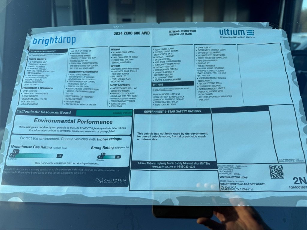 Used 2024 Chevrolet Brightdrop 600 w/ Battery Pack, Max Range image 26