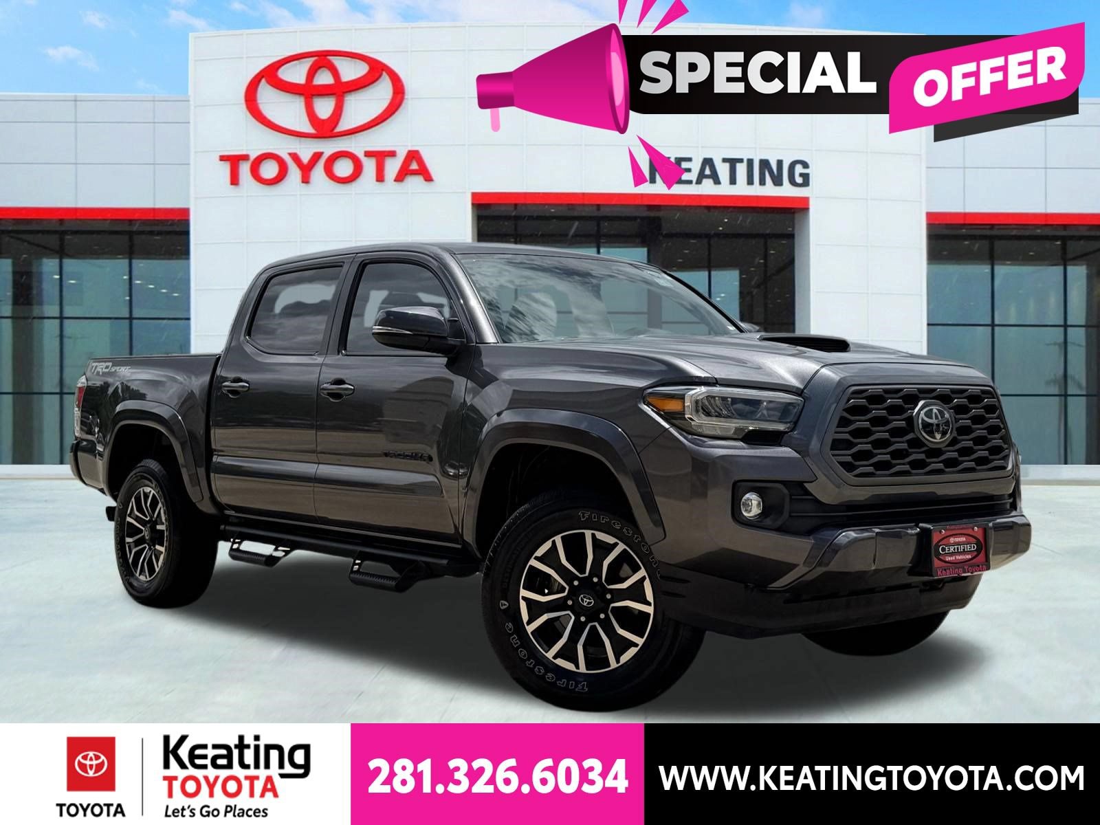 Certified 2021 Toyota Tacoma TRD Sport w/ Technology Package