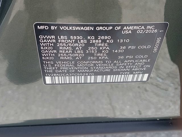 New 2026 Volkswagen Atlas SEL AWD/4WD image 32