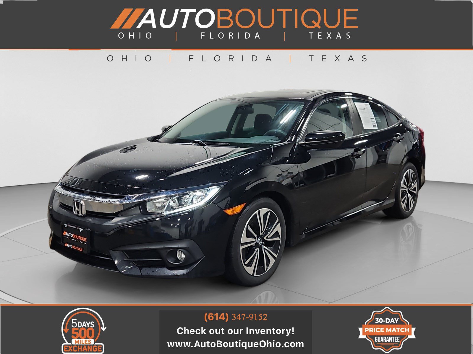Used 2017 Honda Civic EX-T