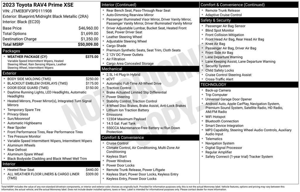 Used 2023 Toyota RAV4 XSE w/ Weather Package AWD/4WD image 31