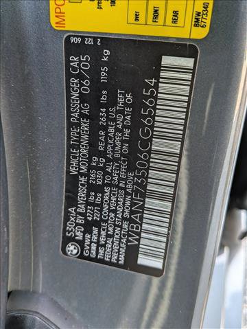 Used 2006 BMW 530xi Sedan AWD/4WD image 23