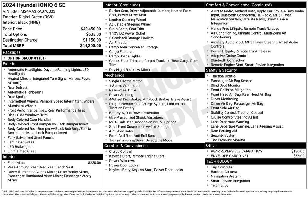 Used 2024 Hyundai Ioniq 6 SE image 32