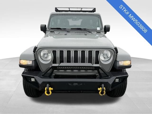 Used 2021 Jeep Wrangler Unlimited Sahara w/ Uconnect 4C Nav & Sound Group image 2