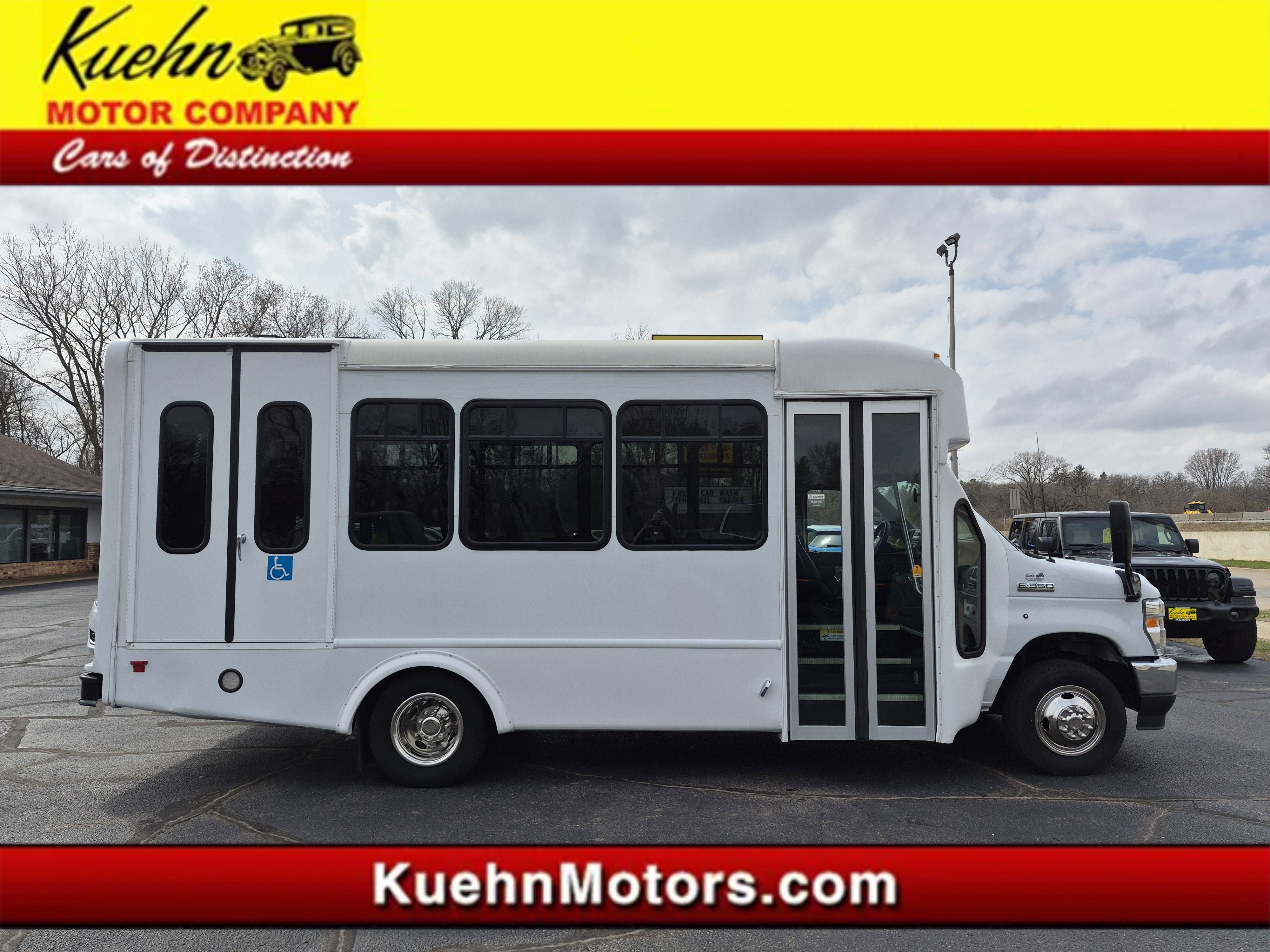 Used 2021 Ford E-350 and Econoline 350 Super Duty w/ Shuttle Bus Prep Package RWD image 1