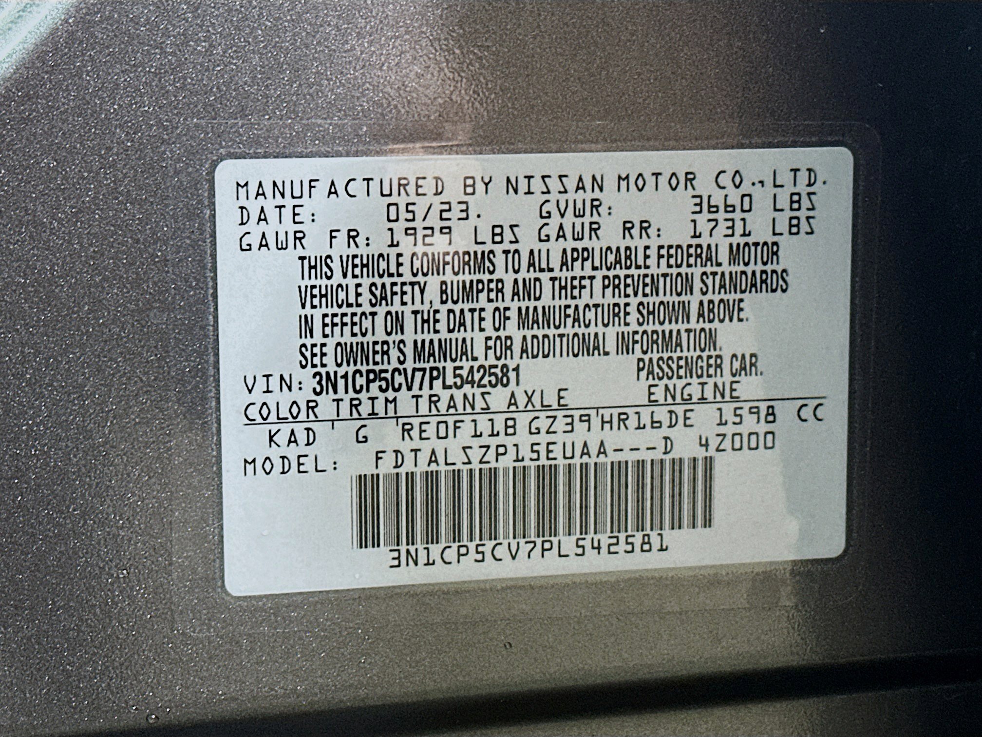 Used 2023 Nissan Kicks SV image 29