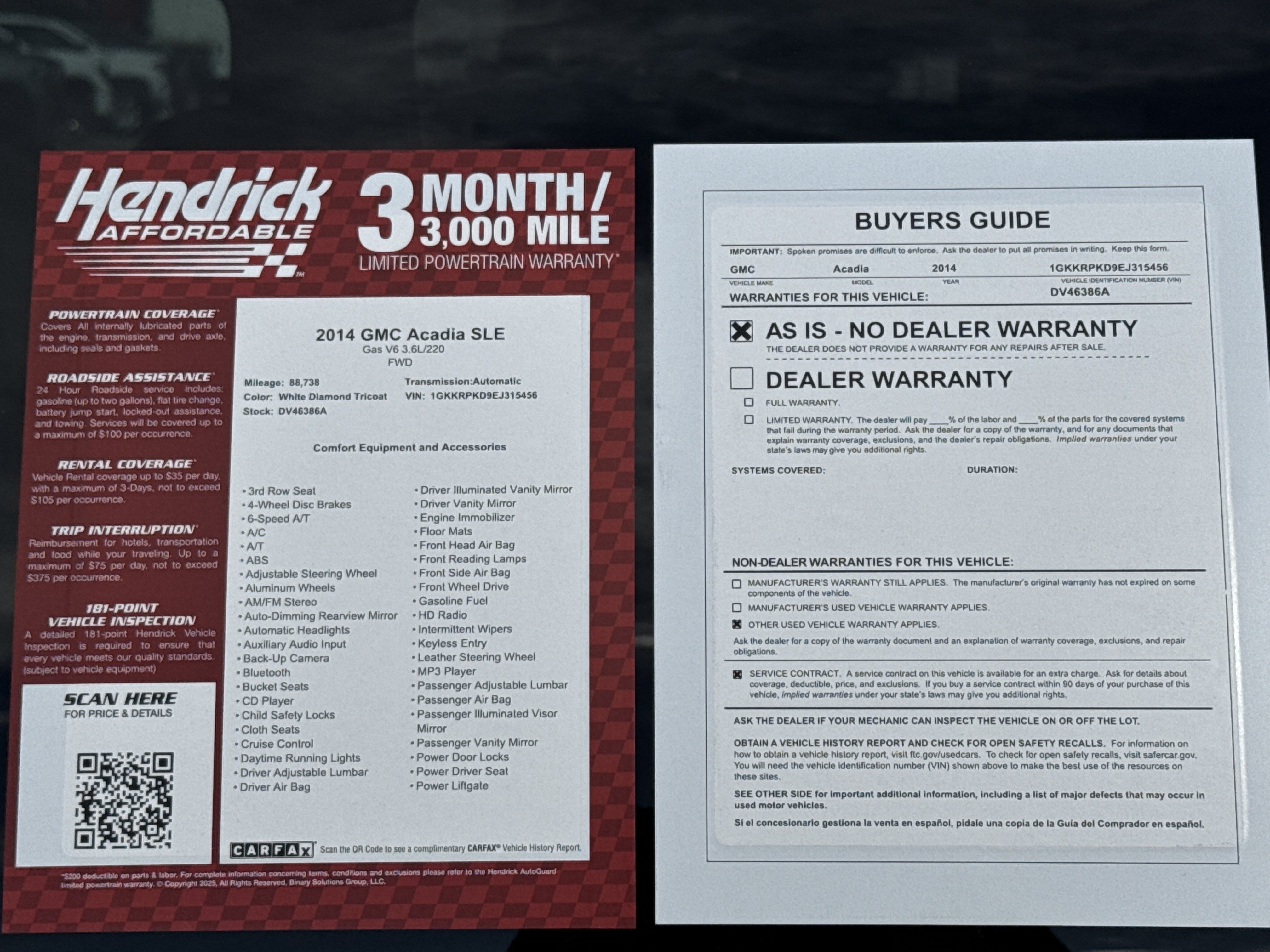 Used 2014 GMC Acadia SLE FWD image 37