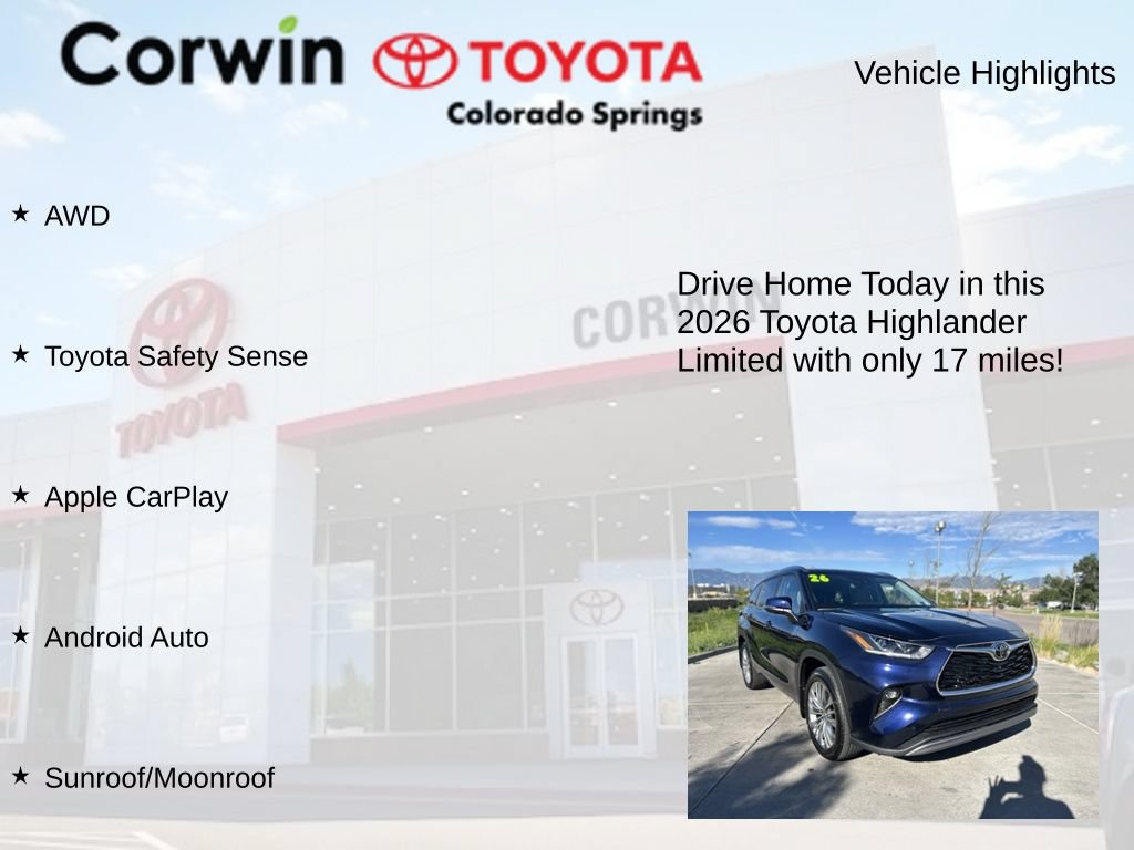 Used 2026 Toyota Highlander Limited AWD/4WD image 7