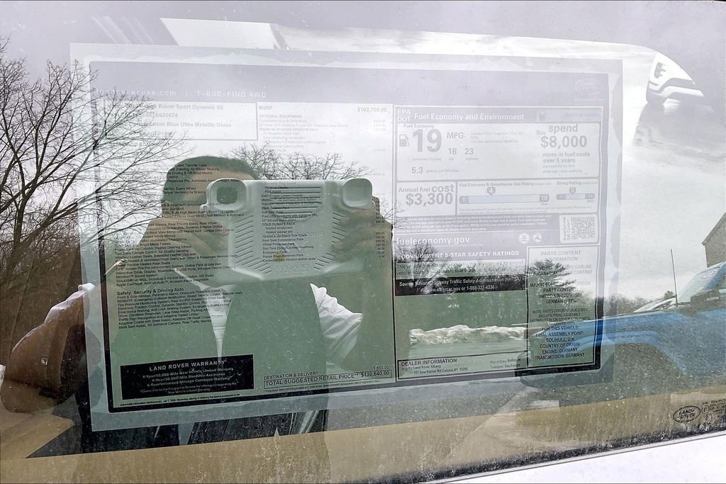 New 2026 Land Rover Range Rover Sport Dynamic SE image 14