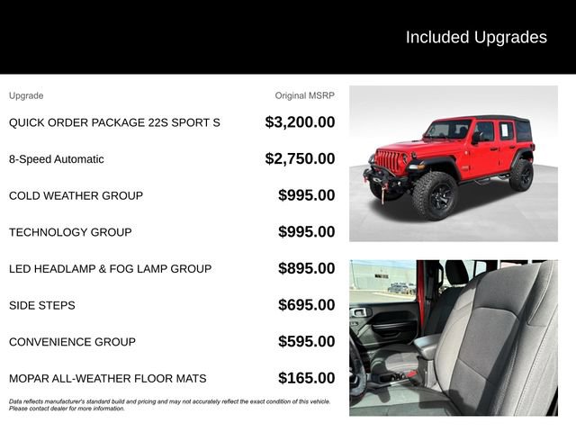Certified 2020 Jeep Wrangler Unlimited Sport S image 5
