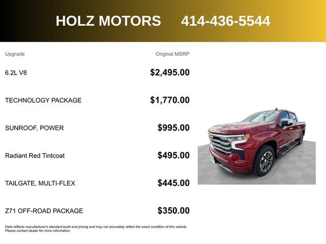 Certified 2023 Chevrolet Silverado 1500 High Country w/ Technology Package image 5