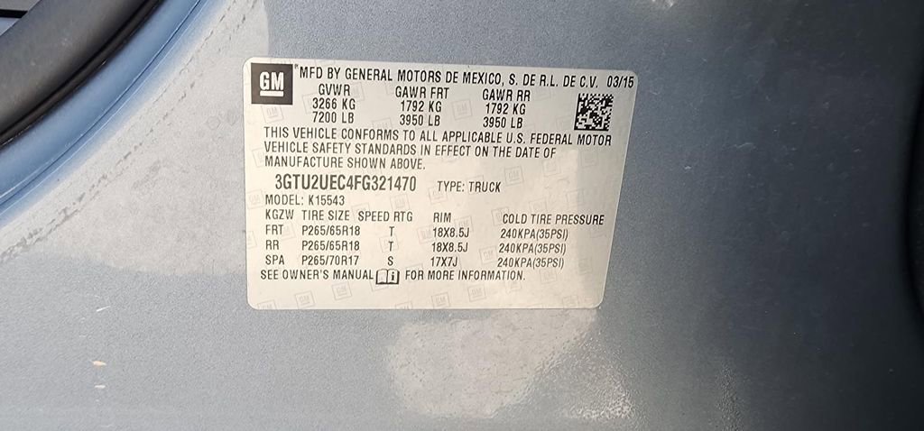 Used 2015 GMC Sierra 1500 SLE w/ SLE Value Package AWD/4WD image 13