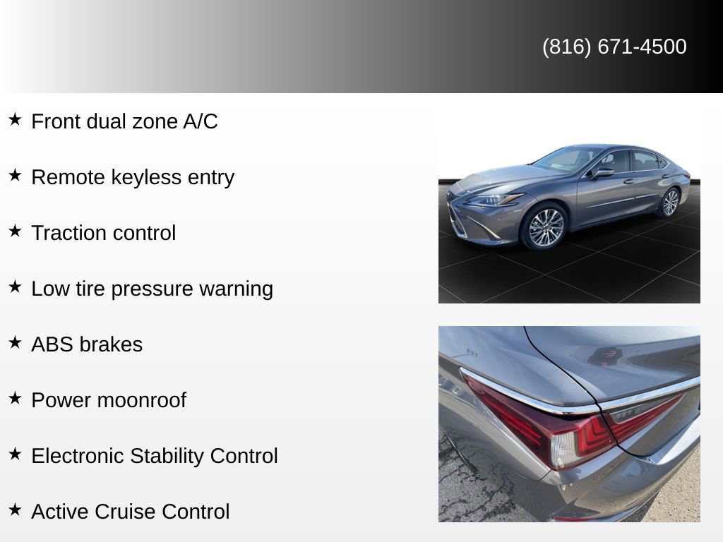 Used 2019 Lexus ES 350 w/ Premium Package image 80