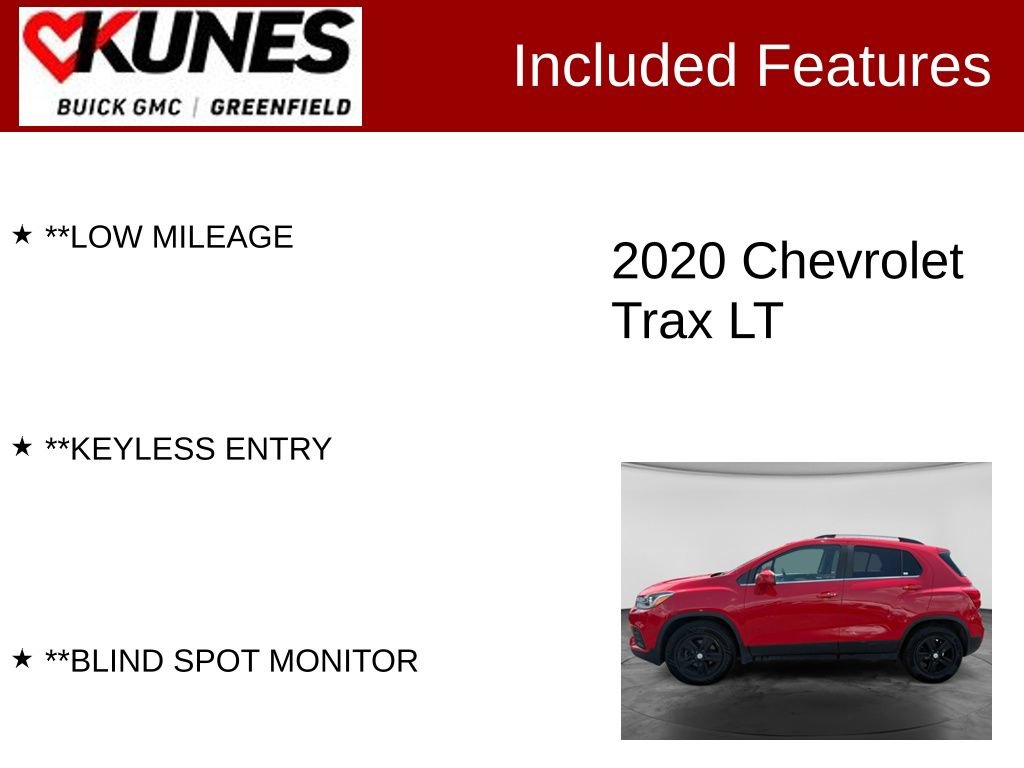 Used 2020 Chevrolet Trax LT w/ LT Convenience Package FWD image 3