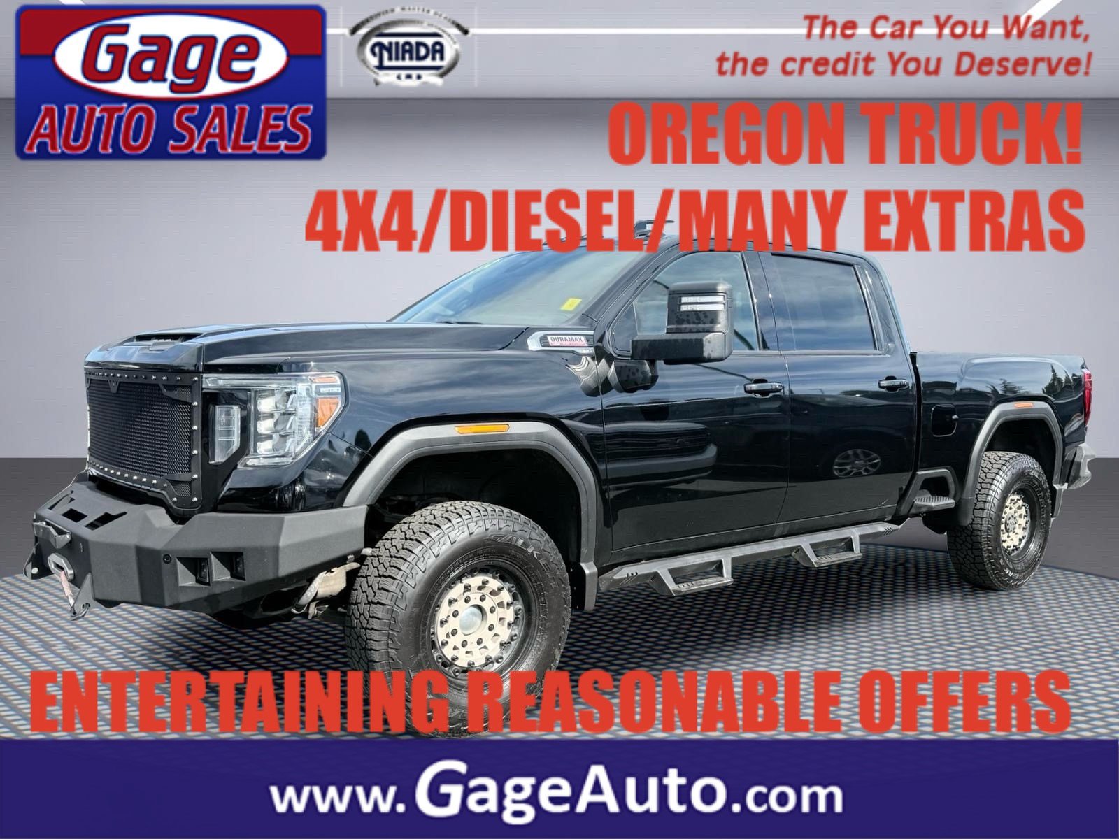 Used 2020 GMC Sierra 3500 AT4 w/ AT4 Premium Package AWD/4WD image 1