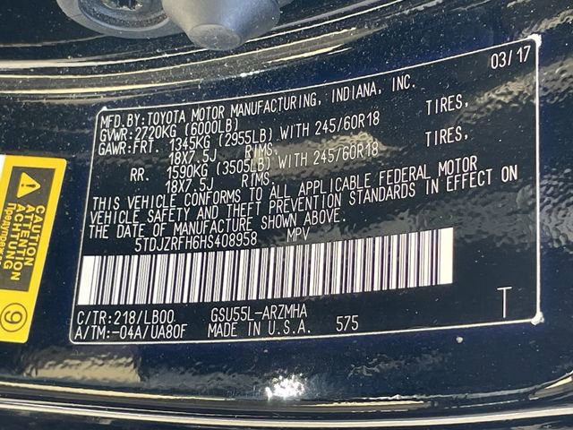 Used 2017 Toyota Highlander XLE image 30