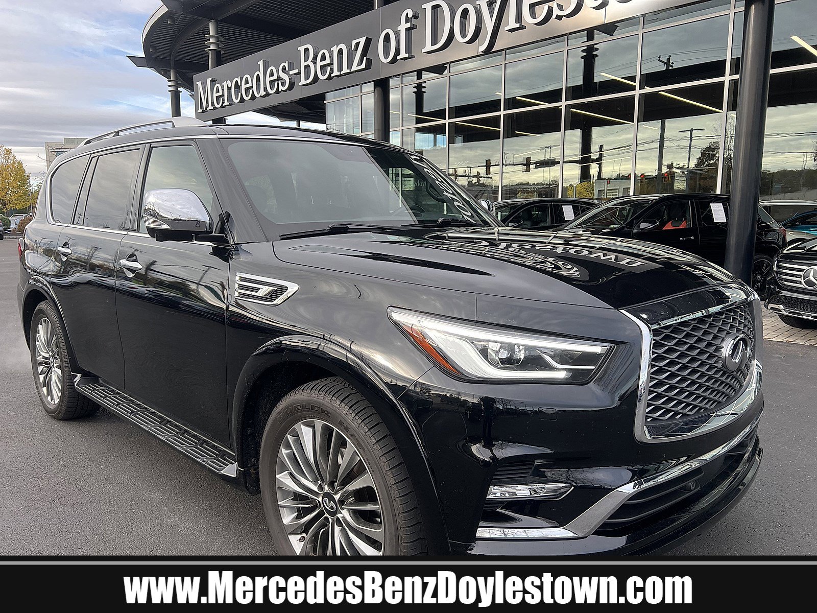 Used 2021 INFINITI QX80 Sensory w/ All-Season Package