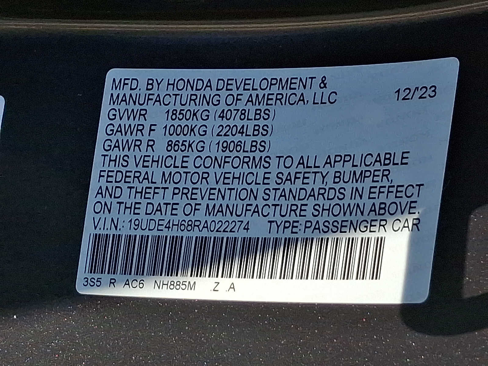 Certified 2024 Acura Integra A-Spec FWD image 27