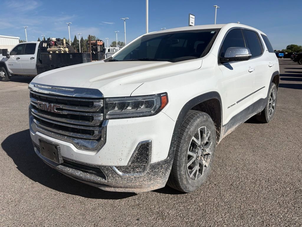 Used 2023 GMC Acadia SLE w/ LPO, Bright Accent Package image 1