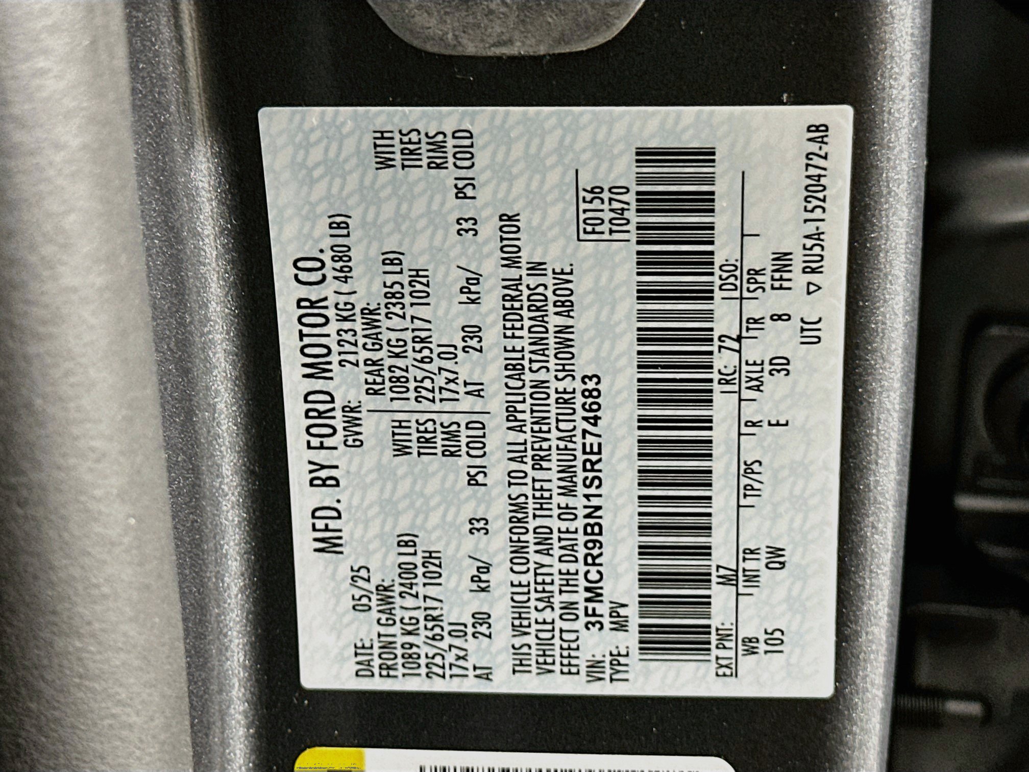 Used 2025 Ford Bronco Sport Big Bend AWD/4WD image 12