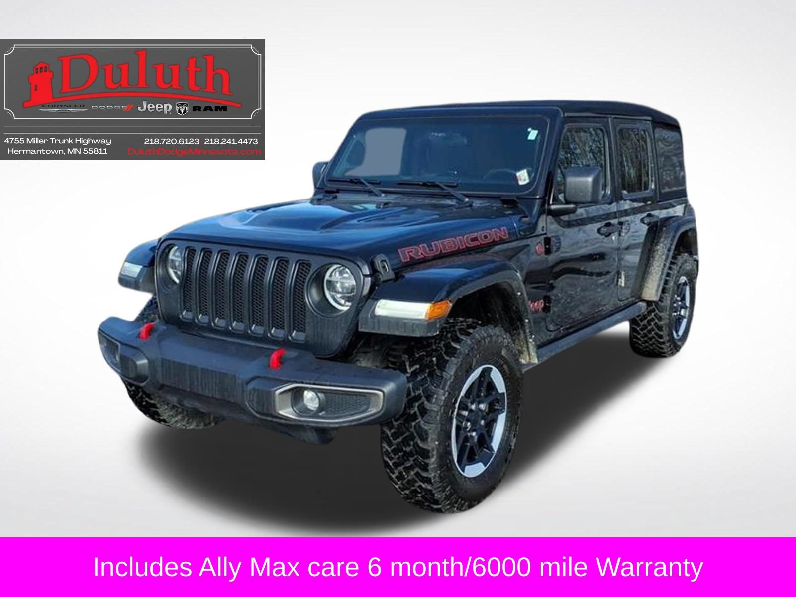 Used 2021 Jeep Wrangler Unlimited Rubicon w/ LED Lighting Group