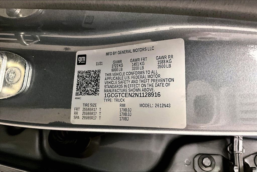 Used 2022 Chevrolet Colorado LT AWD/4WD image 20
