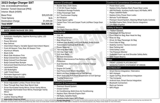Used 2023 Dodge Charger SXT image 30