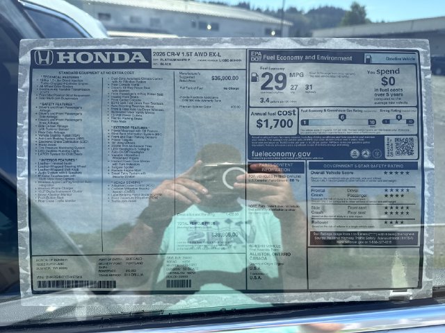New 2026 Honda CR-V EX-L image 32