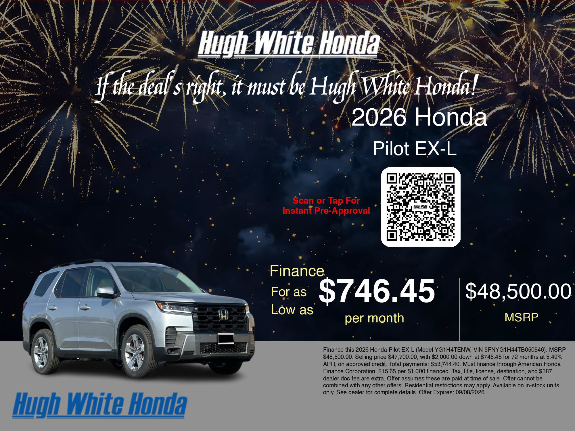 New 2026 Honda Pilot EX-L image 7