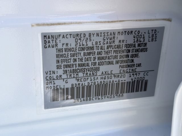 Certified 2025 Nissan Sentra SV w/ All-Weather Package FWD image 33