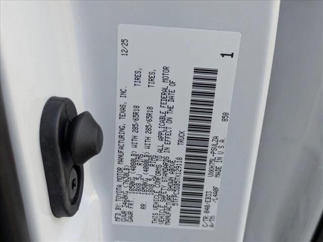 New 2026 Toyota Tundra TRD Pro image 18