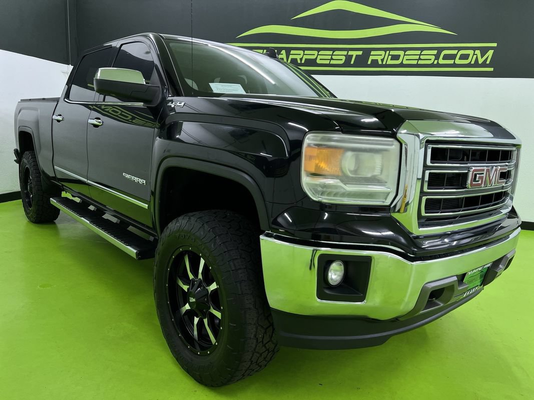 Used 2015 GMC Sierra 1500 SLT w/ SLT Crew Cab Value Package AWD/4WD image 2