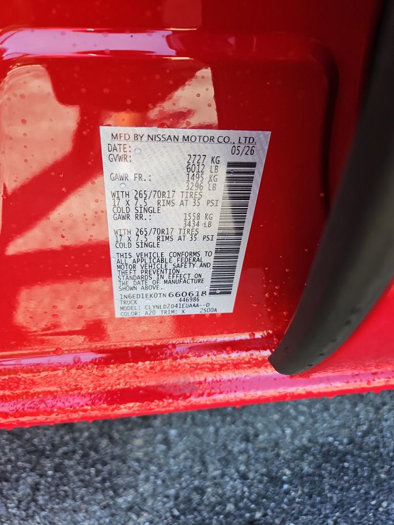 New 2026 Nissan Frontier PRO-4X AWD/4WD image 26