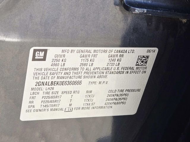 Used 2014 Chevrolet Equinox LT w/ Driver Convenience Package FWD image 30