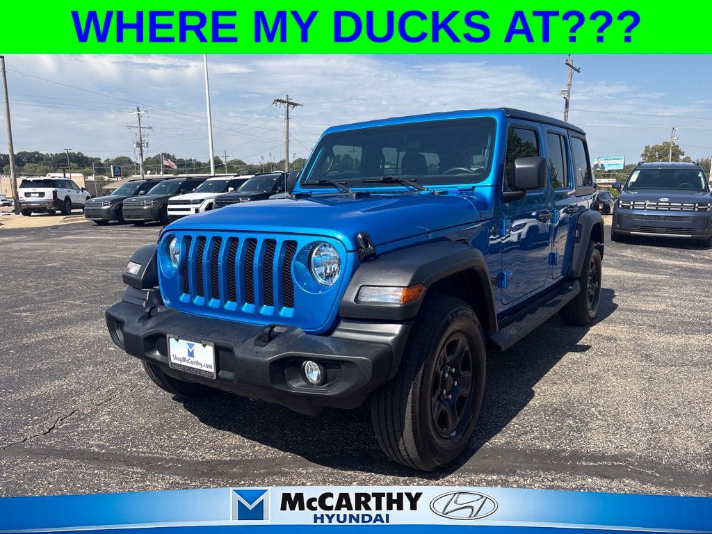 Used 2023 Jeep Wrangler Unlimited Sport AWD/4WD image 1
