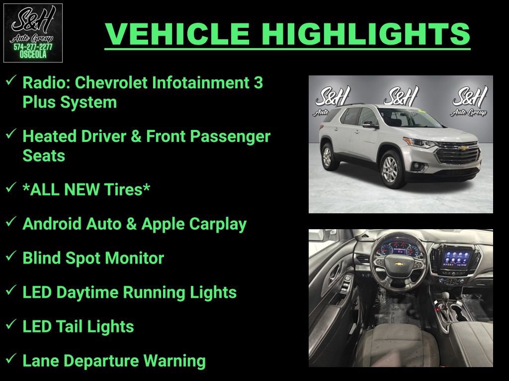 Used 2021 Chevrolet Traverse LT image 3