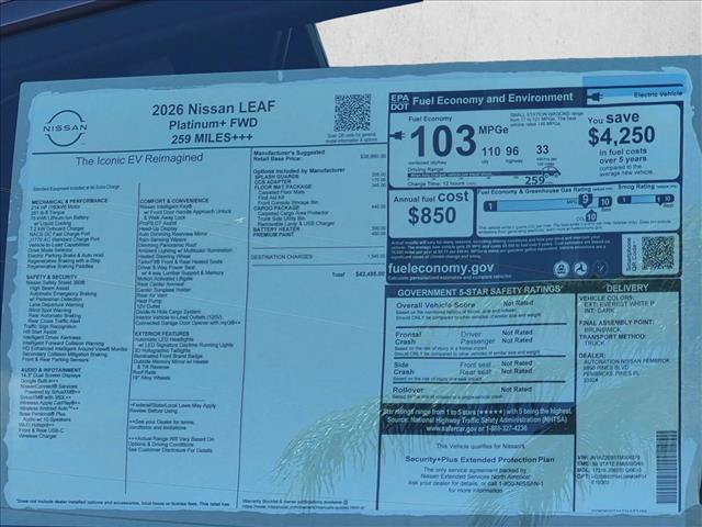 New 2026 Nissan Leaf Platinum+ FWD image 17