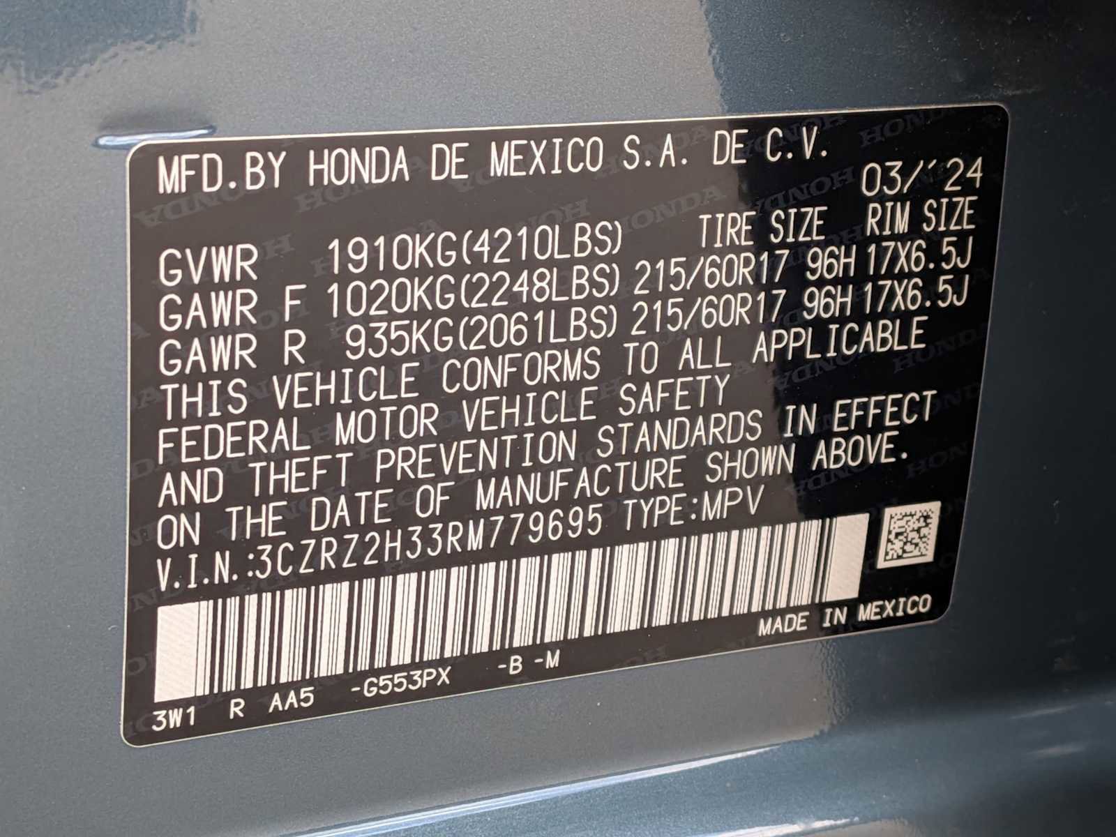 Used 2024 Honda HR-V LX image 31