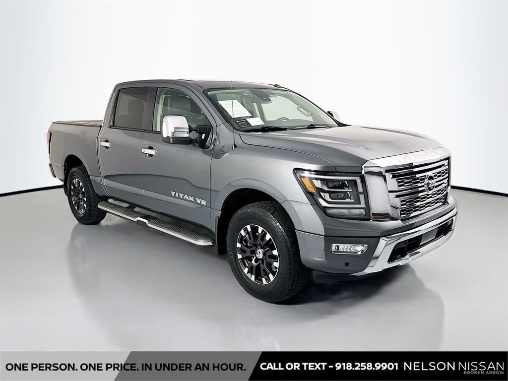 Used 2020 Nissan Titan SL w/ Moonroof Package AWD/4WD image 3