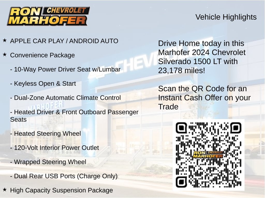 Used 2024 Chevrolet Silverado 1500 LT AWD/4WD image 14